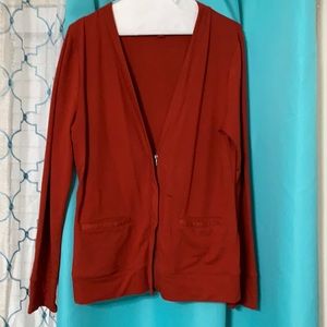 Burnt orange sweater